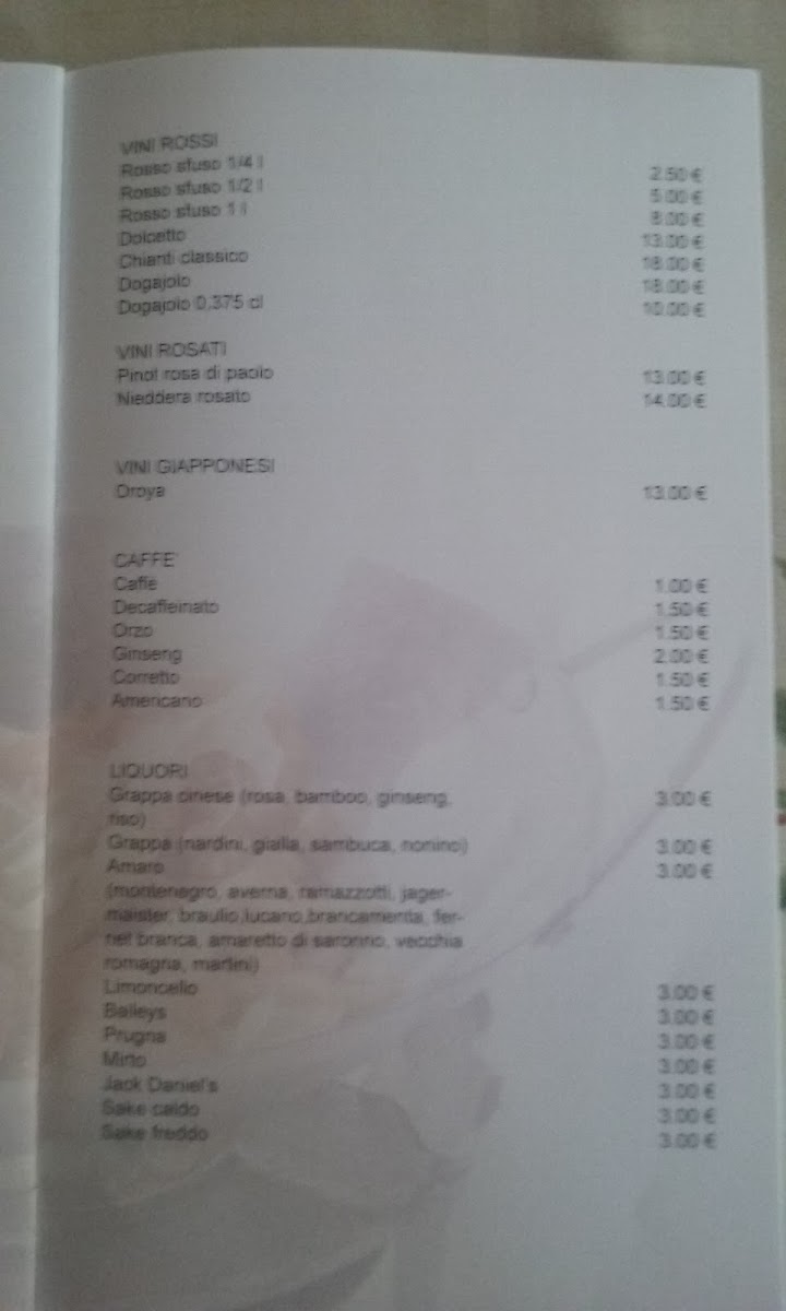 Menu Shanghai Fusion Restaurant Cucina Giapponese Cinese-10