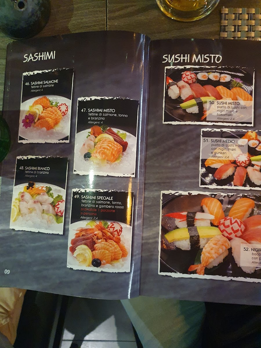 Menu Shanghai Fusion Restaurant Cucina Giapponese Cinese-3