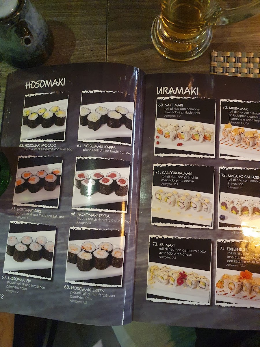 Menu Shanghai Fusion Restaurant Cucina Giapponese Cinese-4