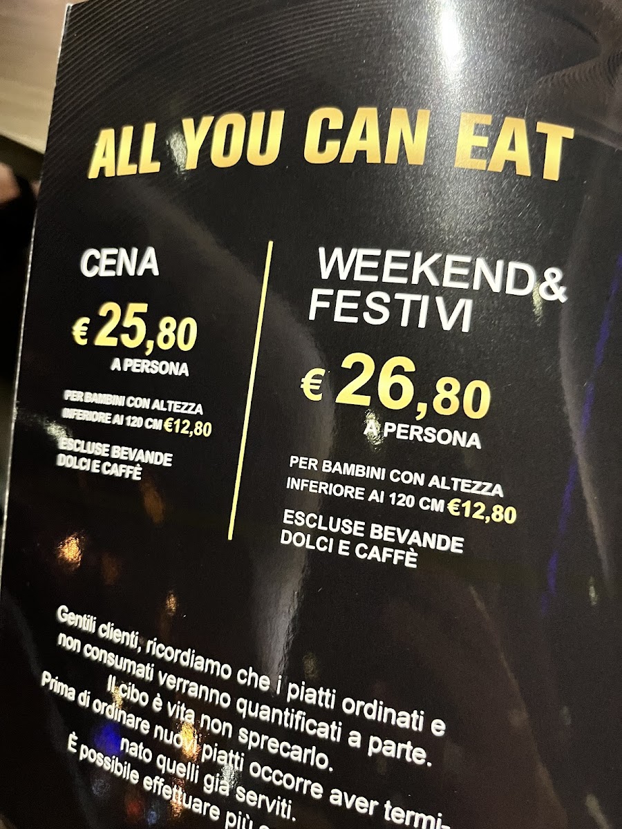 Menu Shanghai Fusion Restaurant Cucina Giapponese Cinese-5