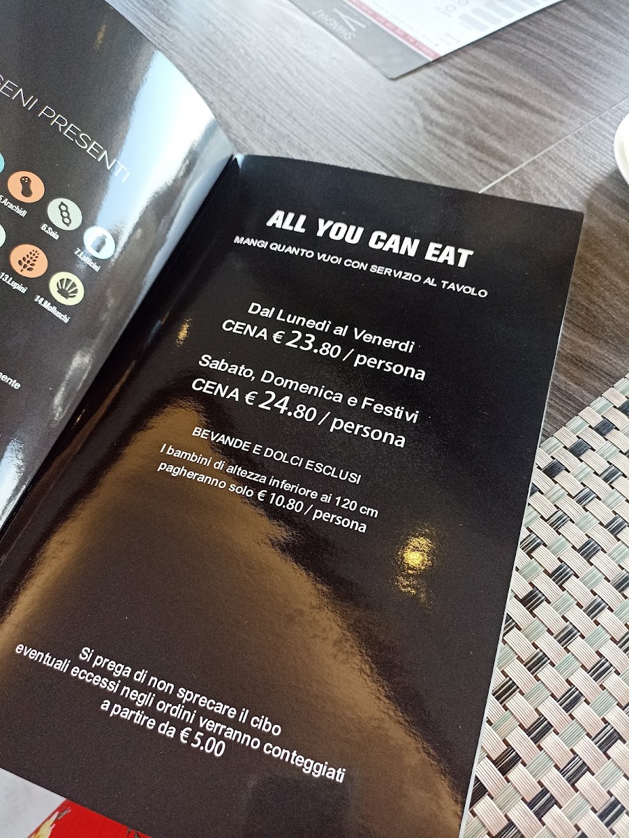 Menu Shanghai Fusion Restaurant Cucina Giapponese Cinese-6