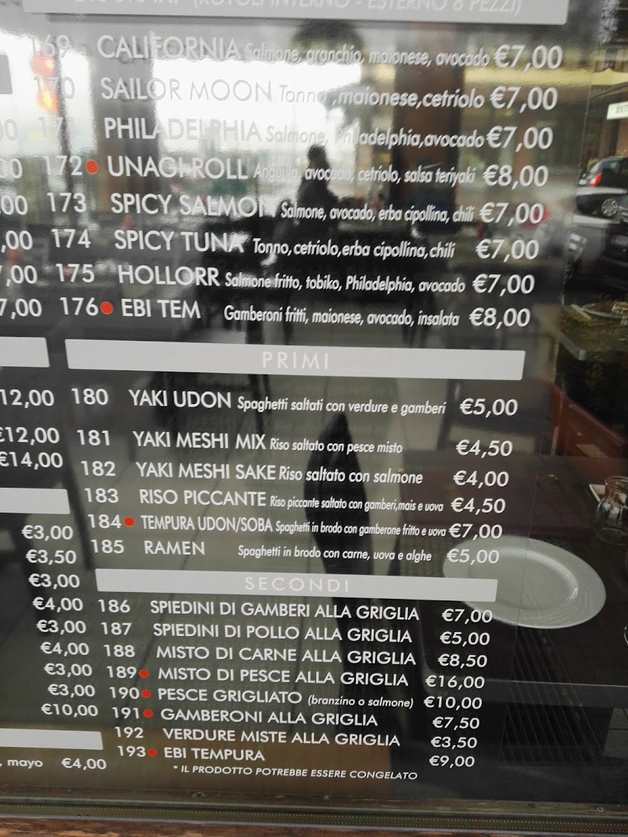 Menu Shanghai Fusion Restaurant Cucina Giapponese Cinese-7